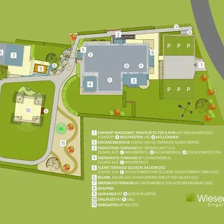 Hébergement de vacances Wiesenart Ground Floor