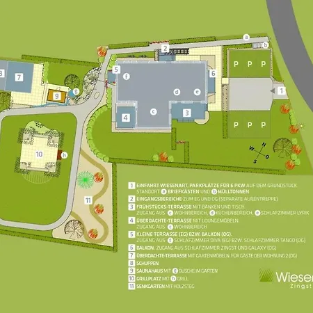 Hébergement de vacances Wiesenart Ground Floor